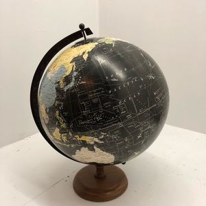 World Globe: Vintage Map